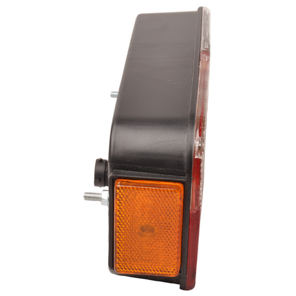 Aspock Achterlicht - Aspock Multipoint 3 - links - 5-polige connector - inclusief breedteverlichting en oranje reflector
