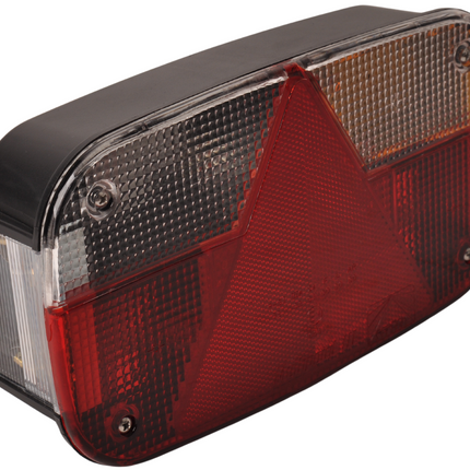 Aspock Achterlicht - Aspock Multipoint 3 - rechts - 244x138x60 mm - 8-polige Aspöck connector - inclusief reflector
