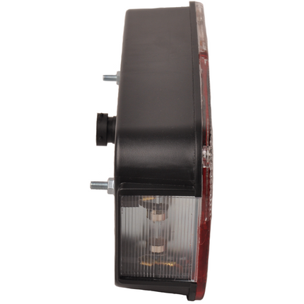 Aspock Achterlicht - Aspock Multipoint 3 - rechts - 244x138x60 mm - 8-polige Aspöck connector - inclusief reflector