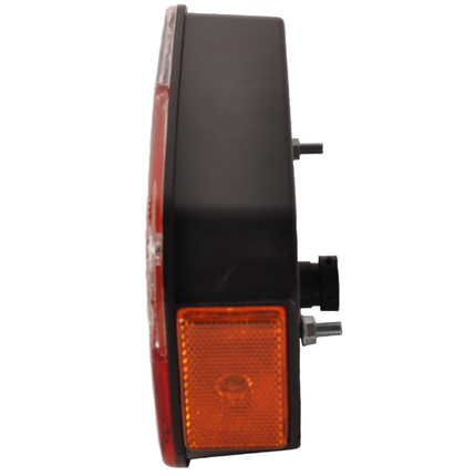 Aspock Achterlicht - Aspock Multipoint 3 - rechts - 244x138x60 mm - 8-polige Aspöck connector - inclusief reflector