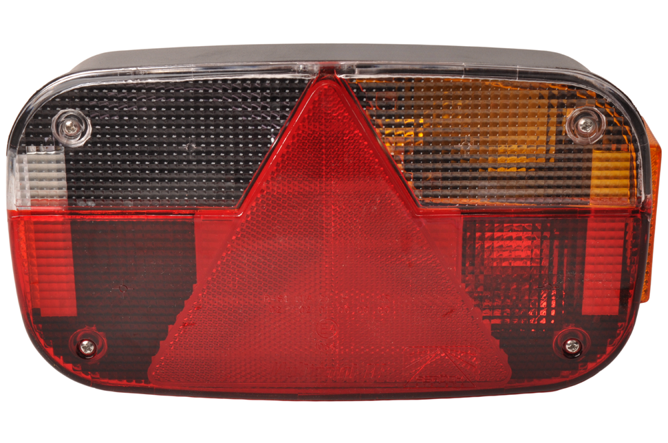 Aspock Achterlicht - Aspock Multipoint 3 - rechts - 5-polige connector - inclusief oranje reflector