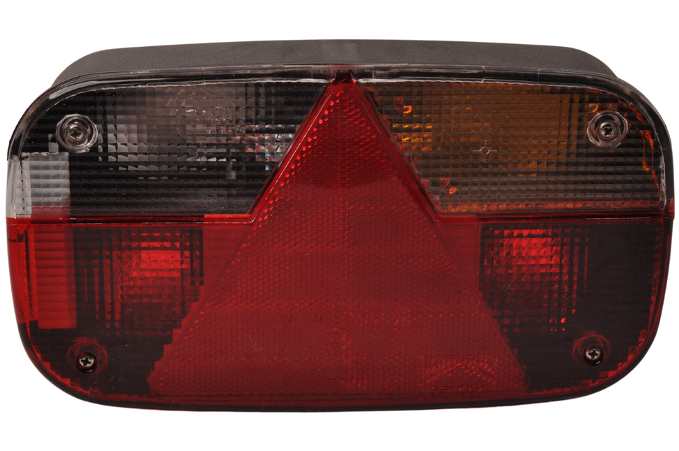 Aspock Achterlicht - Aspöck Multipoint 3 - rechts - 8 polig - 244x138x60 mm - voorzien van Aspöck connector aansluiting