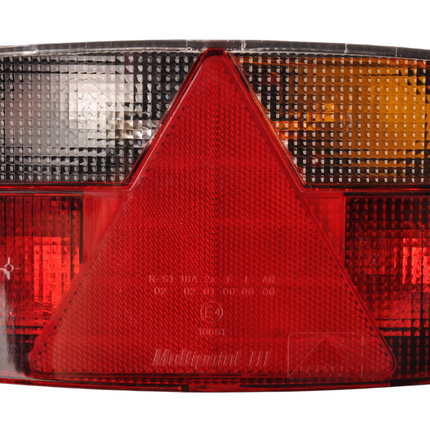 Aspock Achterlicht - Aspöck Multipoint 3 - rechts - 8 polig - 244x138x60 mm - voorzien van Aspöck connector aansluiting