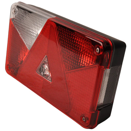 Aspock Achterlicht - Aspock Multipoint 5 - links - 5-polige connector - inclusief mistlamp