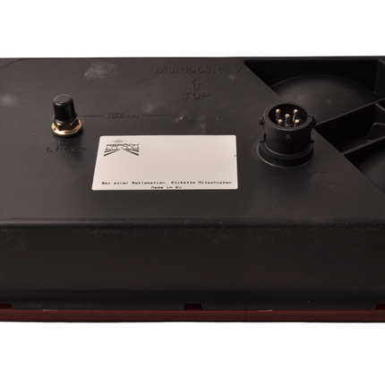 Aspock Achterlicht - Aspock Multipoint 5 - links - 5-polige connector - inclusief mistlamp