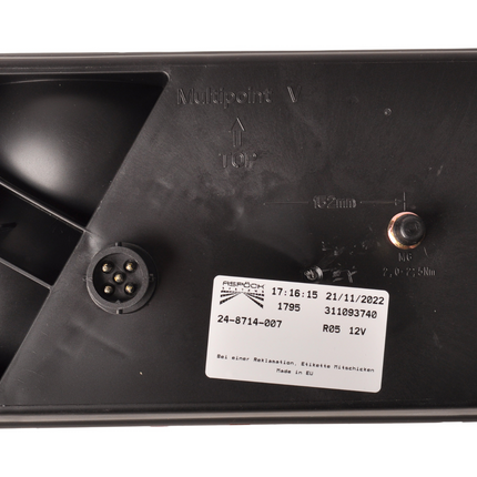 Aspock Achterlicht - Aspock Multipoint 5 - rechts - 5-polige connector - LED achterlicht en remlicht