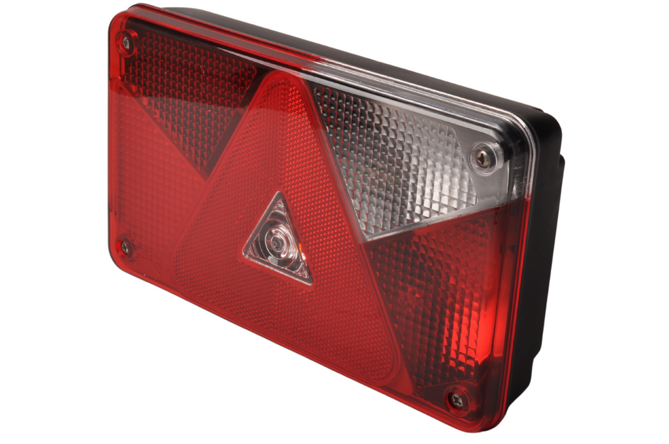 Aspock Achterlicht - Aspock Multipoint 5 - rechts - 5-polige connector - inclusief achteruitrijverlichting