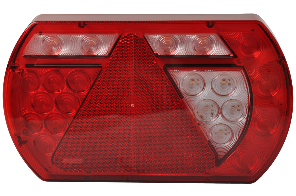 Aspock Achterlicht - Aspock - rechts - 236x140x52 mm - Aspöck connector - met ingebouwde weerstand