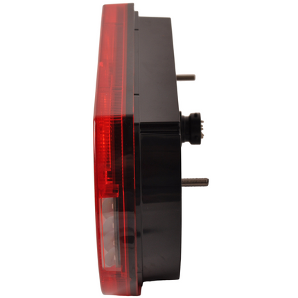 Aspock Achterlicht links met ingebouwde weerstand 236x140x52 mm - eenvoudig aan te sluiten met Aspöck 8 polige connectoren