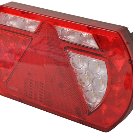 Aspock Achterlicht - Lucidity LED - rechts - 236x140x52 mm - 5-polige Aspöck connector - met ingebouwde weerstand