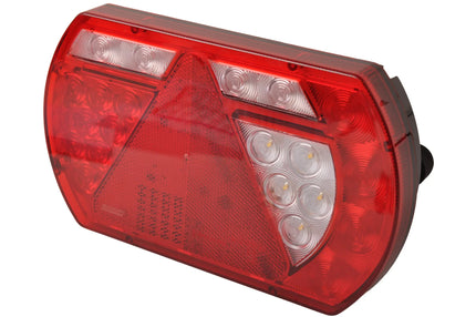 Aspock Achterlicht - Lucidity LED - rechts - 236x140x52 mm - 5-polige Aspöck connector - met ingebouwde weerstand