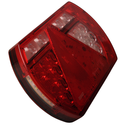 Aspock Achterlicht rechts 236x140x24,3  mm - extra smal - eenvoudig aan te sluiten met Aspöck connectoren