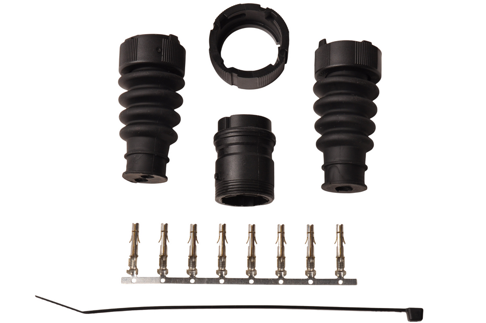 Aspock Aspock connector links - 8 pins/aderig - geel