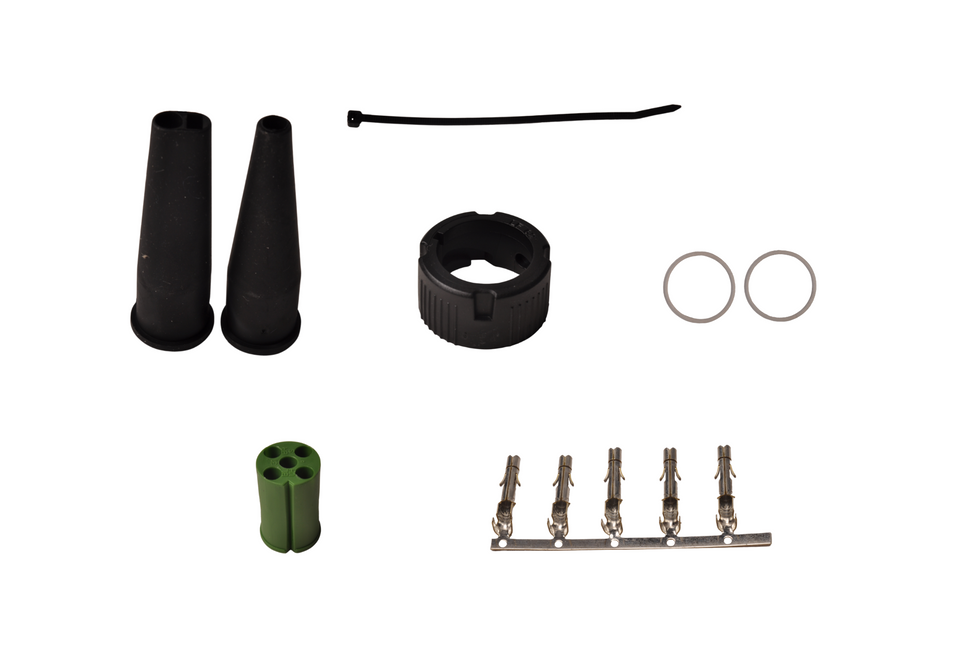 Aspock Aspock connector rechts - 5 pins/aderig - groen