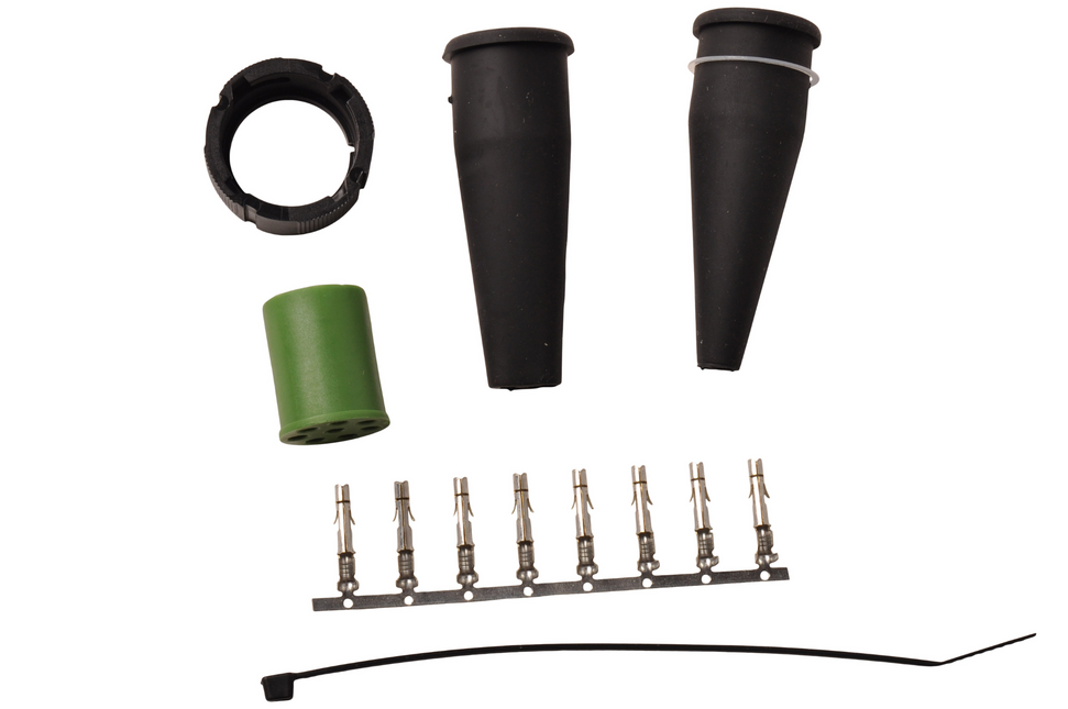 Aspock Aspock connector rechts - 8 pins/aderig - groen