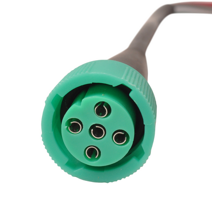 Aspock Aspock connectoren links (geel) en rechts (groen)