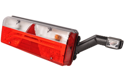Aspock Aspock Europoint 3 LED achterlicht - rechts - 24V - ASS2 7 polige connector - inclusief markeringsverlichting