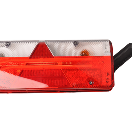 Aspock Aspock Europoint 3 LED achterlicht - rechts - 24V - ASS2 7 polige connector - inclusief markeringsverlichting