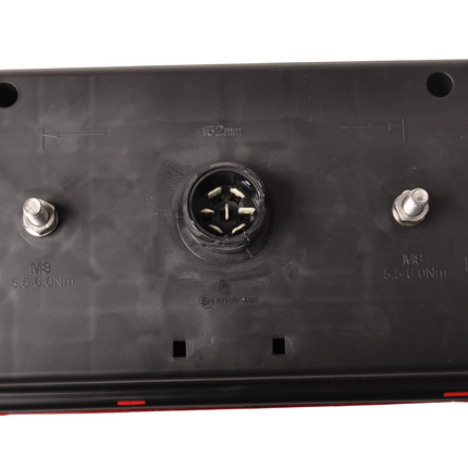Aspock Aspock Europoint 3 LED achterlicht - rechts - 24V - ASS2 7 polige connector - inclusief markeringsverlichting