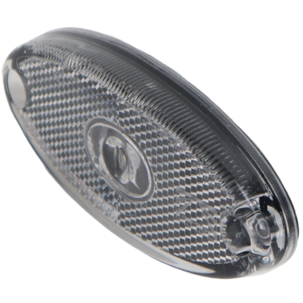 Aspock Aspock Flatpoint 2 - 12V- witte markeringslamp - connector aansluiting 50 cm DC kabel - LED