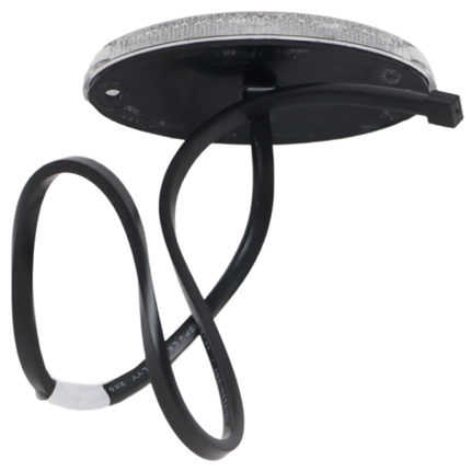 Aspock Aspock Flatpoint 2 - 12V- witte markeringslamp - connector aansluiting 50 cm DC kabel - LED