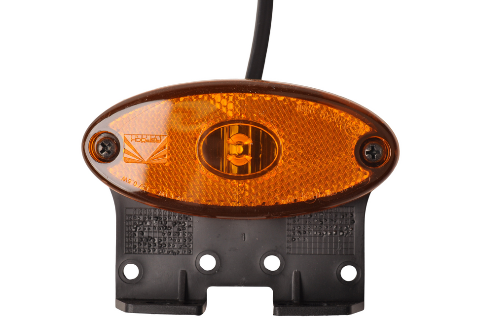 Aspock Aspock Flatpoint 2 - oranje/gele markeringslamp - connector aansluiting - LED - op houder