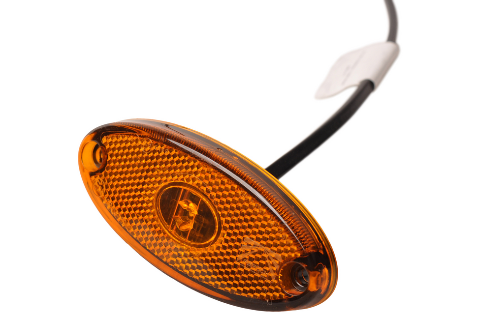Aspock Aspock Flatpoint 2 - oranje/gele markeringslamp - connector aansluiting - LED