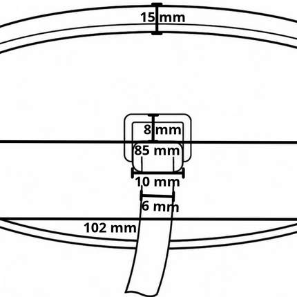Aspock Aspock Flatpoint 2 - oranje/gele markeringslamp - connector aansluiting - LED