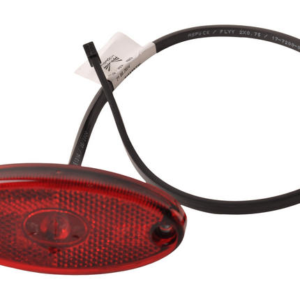 Aspock Aspock Flatpoint 2 - rode markeringslamp - connector aansluiting - LED