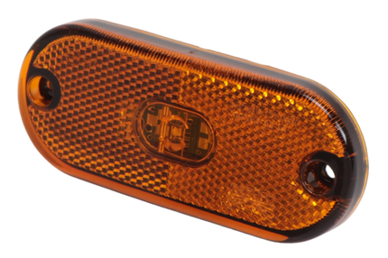 Aspock Aspock Flatpoint 3 - oranje/gele markeringslamp - 2-Aderige kabel met doorverbinders - LED