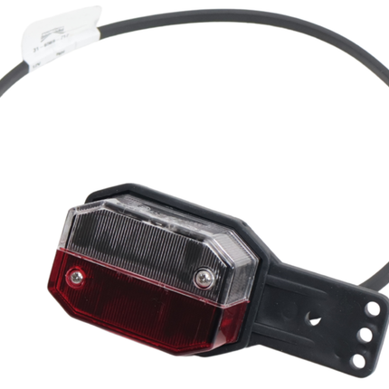 Aspock Aspöck flexipoint breedtelicht links - rood/wit op rubber houder met 50 cm kabel