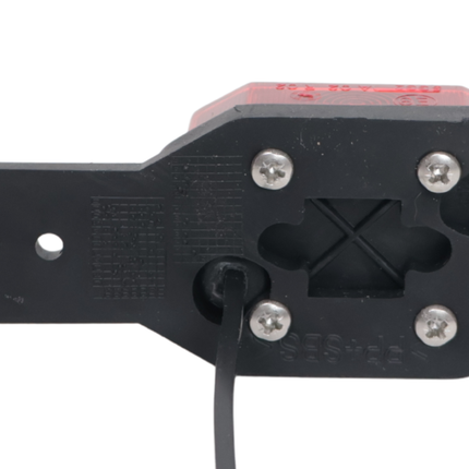Aspock Aspöck flexipoint breedtelicht rechts - rood/wit op rubber houder met 50 cm kabel