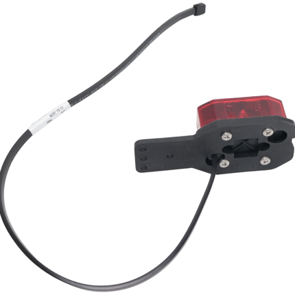 Aspock Aspöck flexipoint breedtelicht rechts - rood/wit op rubber houder met 50 cm kabel