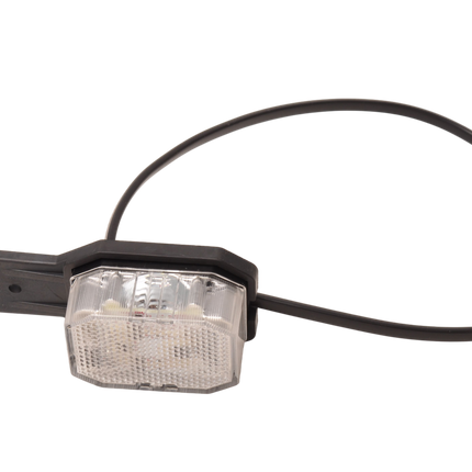 Aspock Aspock Flexipoint LED breedtelicht rechts - rood / wit op kleine rubber houder met 0,5m kabel