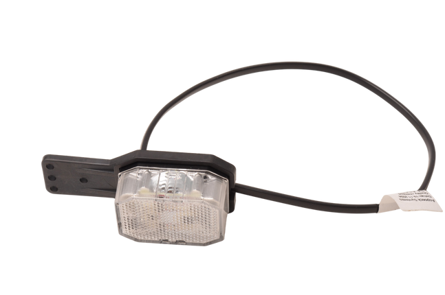 Aspock Aspock Flexipoint LED breedtelicht rechts - rood / wit op kleine rubber houder met 0,5m kabel