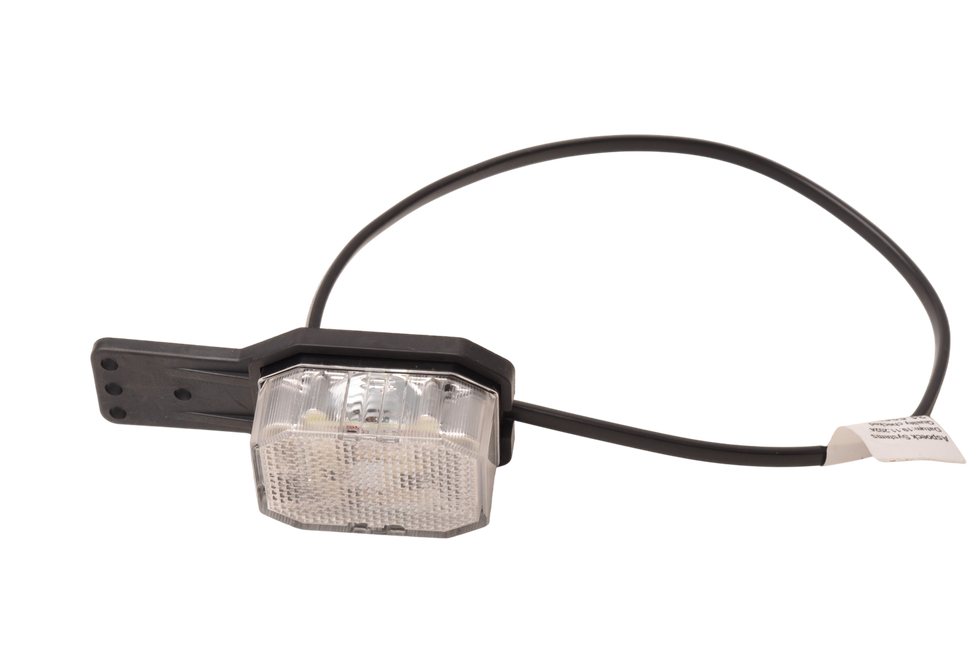 Aspock Aspock Flexipoint LED breedtelicht rechts - rood / wit op kleine rubber houder met 0,5m kabel