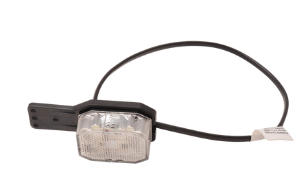 Aspock Aspock Flexipoint LED breedtelicht rechts - rood / wit op kleine rubber houder met 0,5m kabel