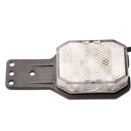 Aspock Aspock Flexipoint LED breedtelicht rechts - rood / wit op kleine rubber houder met 0,5m kabel