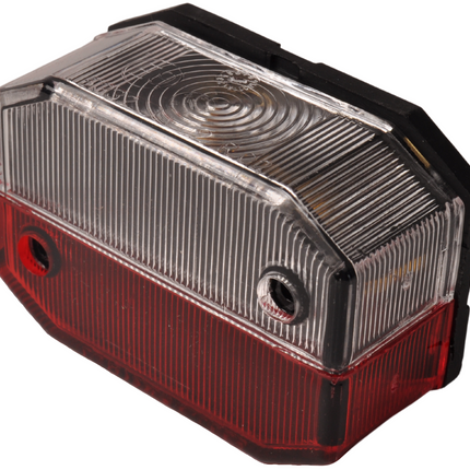 Aspock Aspock Flexipoint markeringslamp rood/wit - losse tule aansluiting
