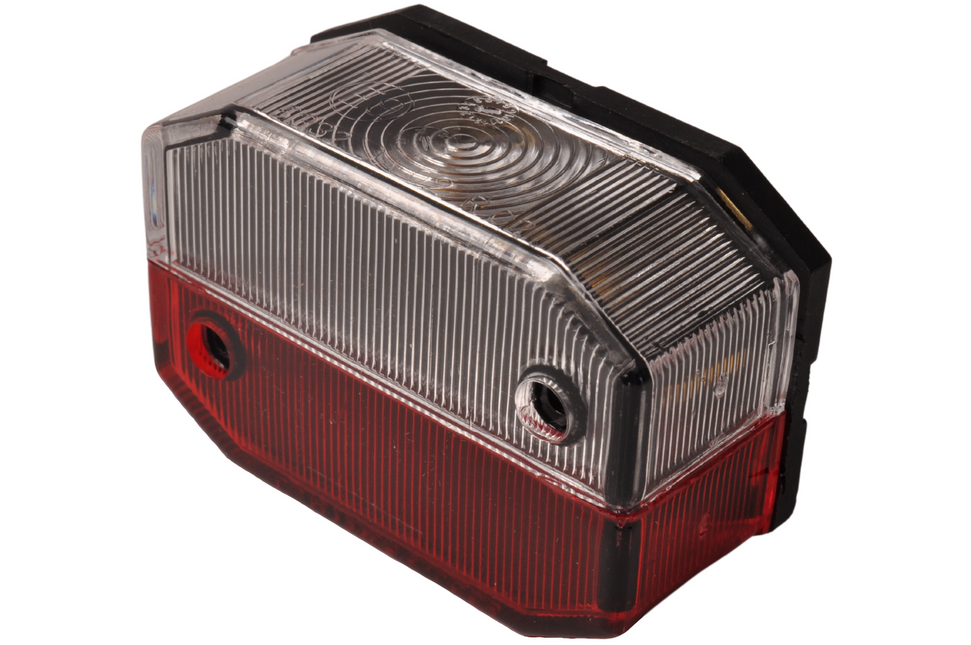 Aspock Aspock Flexipoint markeringslamp rood/wit - losse tule aansluiting