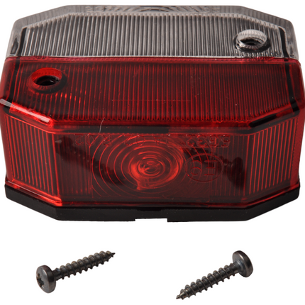 Aspock Aspock Flexipoint markeringslamp rood/wit - losse tule aansluiting