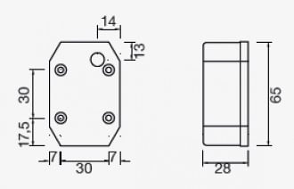 Aspock Aspock flexipoint - oranje - los glas