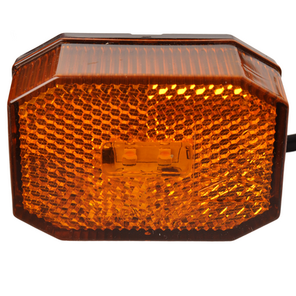 Aspock Aspock Flexipoint - oranje/gele markeringslamp 50 cm platte kabel - DC kabel