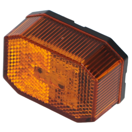 Aspock Aspock Flexipoint - oranje/gele markeringslamp 50 cm platte kabel - DC kabel