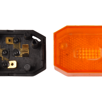 Aspock Aspock Flexipoint - oranje/gele markeringslamp - losse draad aansluiting - gloeilamp