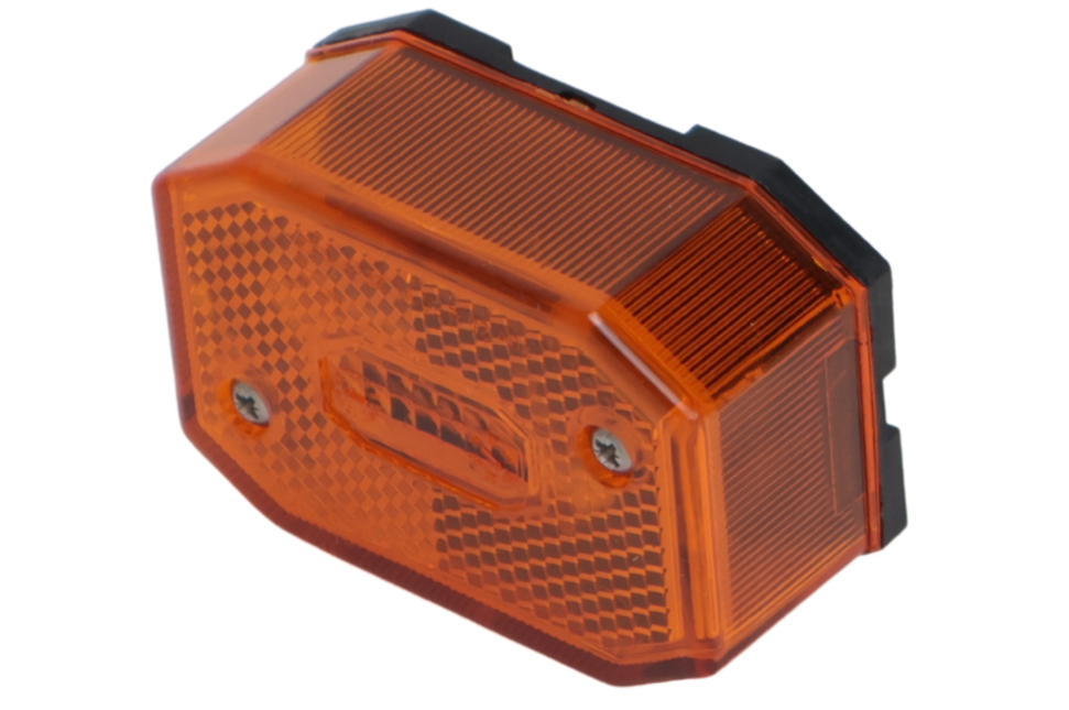 Aspock Aspock Flexipoint oranje/gele markeringslamp met directe DC connector