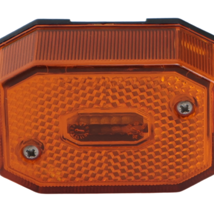 Aspock Aspock Flexipoint oranje/gele markeringslamp met directe DC connector