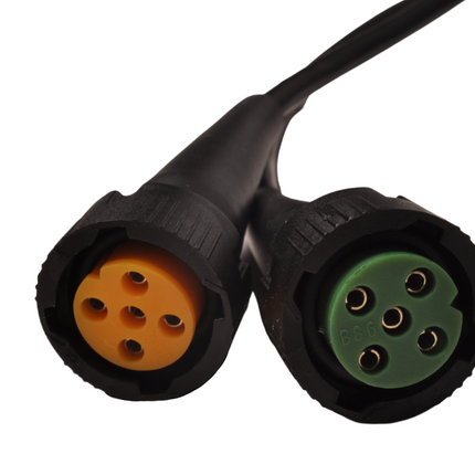 Aspock Aspöck hoofdkabel - 4,5 meter - 13 polig - 2x 5 polige connector - inclusief aftakkingen 2,5 meter