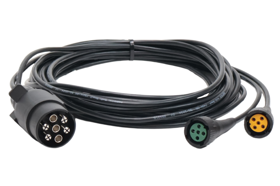 Aspock Aspöck hoofdkabel - 5 meter - 7 polig - 2x 5-polige connector