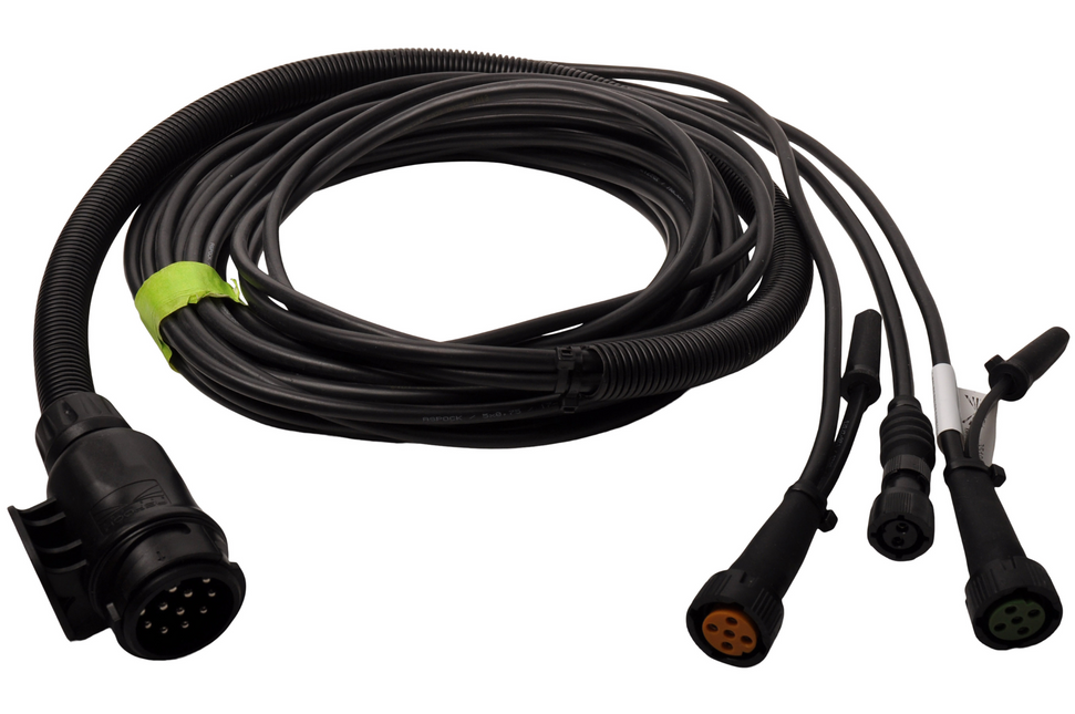 Aspock Aspock hoofdkabel - 6 meter - 13-polig - voorzien van 5-polige connectoren - inclusief aftakkingen 4 meter 2P & oplaadkabel